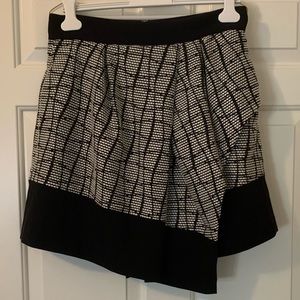 Banana Republic jacquard wrap front skirt
